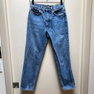 Urban Outfitters BDG premium high waisted straight leg jeans